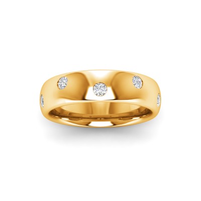 Inlay Lab Diamond Classic Wedding Ring