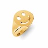 Happy Face Signet Ring