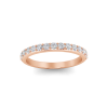 Moissanite Classic Stackable Band