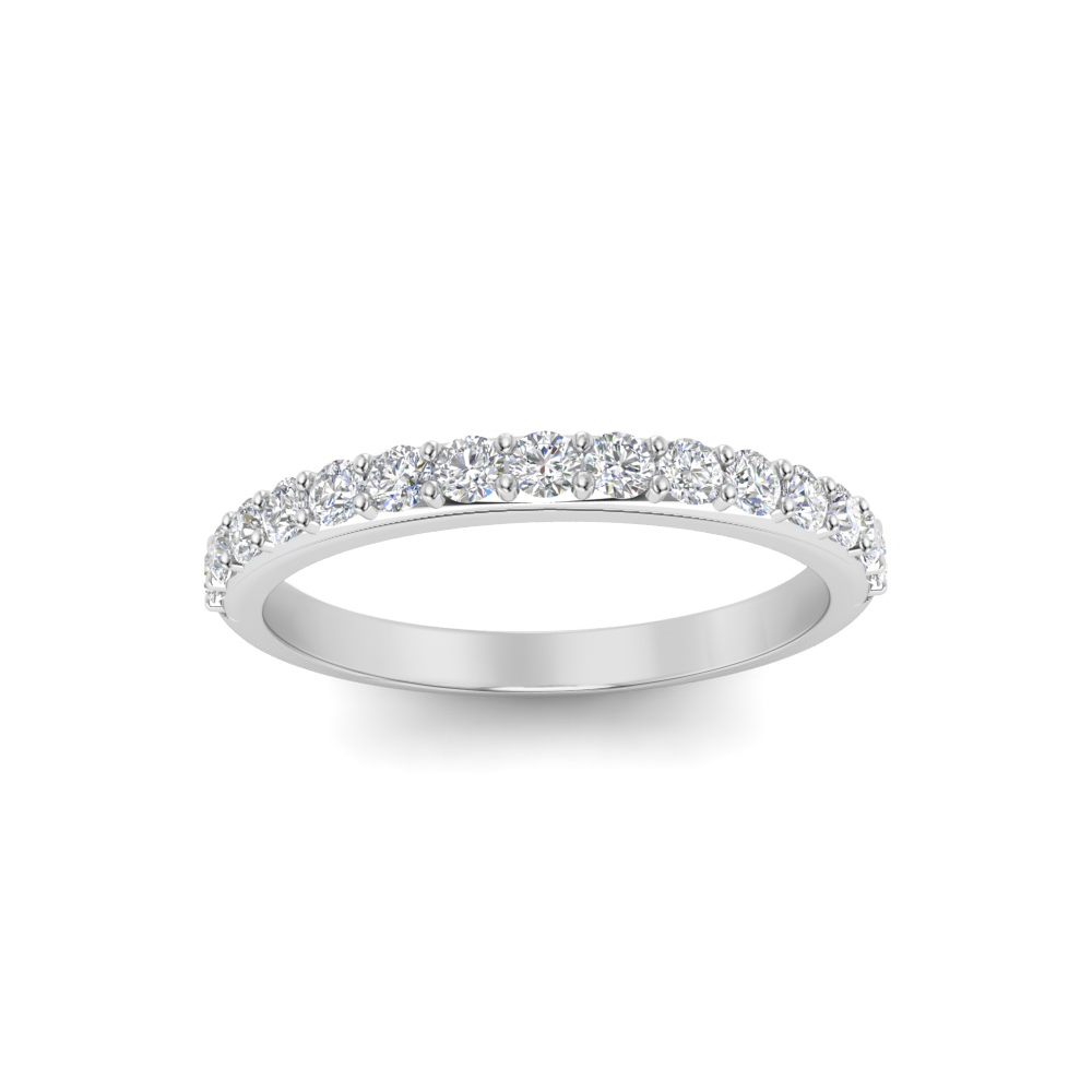 Moissanite Classic Stackable Band