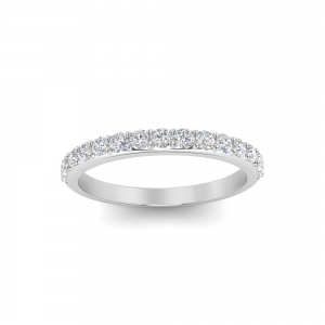 Moissanite Classic Stackable Band