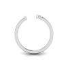 Birthstone Initial Open Ring I
