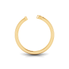 Birthstone Initial Open Ring I
