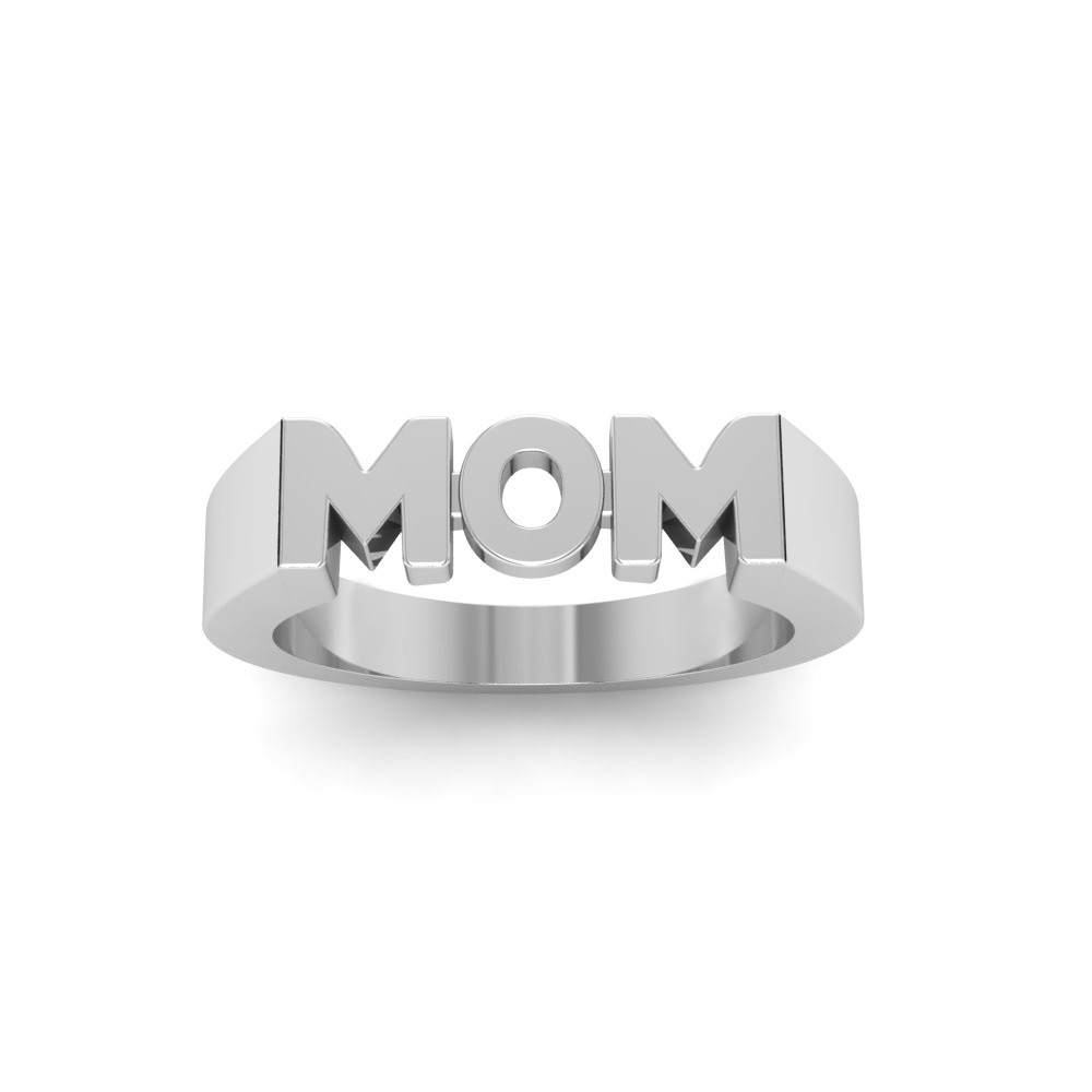 Mom Flat Top Ring