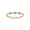 Lab Diamond Aztec Stackable Ring