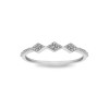 Diamond Aztec Stackable Ring