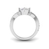 2.5 Ct Marquise Premium Lab Diamond & .33 Ctw Classic Twisted Vine Engagement Ring