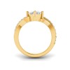3.5 Ct Marquise Lab Diamond & .33 Ctw Classic Twisted Vine Engagement Ring