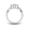 5.33 Ctw Pear CZ Classic Twisted Vine Engagement Ring