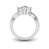 3.83 Ctw Round CZ Classic Twisted Vine Engagement Ring