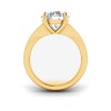 2 Ct Marquise Moissanite Wide Baguette Cut Engagement Ring
