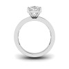 6 Ct Pear Lab Diamond Channel Set Baguette Engagement Ring