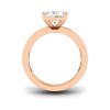 6 Ct Radiant Lab Diamond Channel Set Baguette Engagement Ring