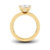 5 Ct Radiant Lab Diamond Channel Set Baguette Engagement Ring