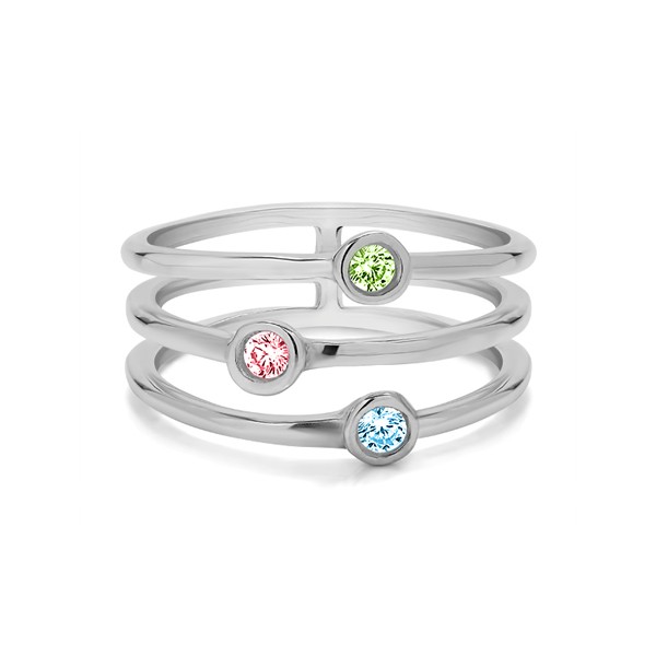 Triple Stone Ring