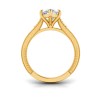 1 Ct Marquise Lab Diamond Classic Milgrain Solitaire Engagement Ring