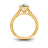 1 Ct Radiant Lab Diamond Classic Milgrain Solitaire Engagement Ring