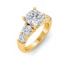 2 Ct Cushion Lab Diamond & 1.60 Ctw Lab Diamond Legacy 5-Stone Engagement Ring