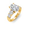 2 Ct Oval Moissanite & 1.60 Ctw Lab Diamond Legacy 5-Stone Engagement Ring