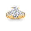 2 Ct Oval Moissanite & 1.60 Ctw Lab Diamond Legacy 5-Stone Engagement Ring