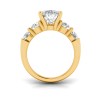 2 Ct Pear Lab Diamond & 1.60 Ctw Lab Diamond Legacy 5-Stone Engagement Ring
