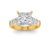 2 Ct Princess Lab Diamond & 1.60 Ctw Lab Diamond Legacy 5-Stone Engagement Ring