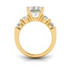 2 Ct Radiant Lab Diamond & 1.60 Ctw Lab Diamond Legacy 5-Stone Engagement Ring