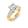 2 Ct Radiant Lab Diamond & 1.60 Ctw Lab Diamond Legacy 5-Stone Engagement Ring