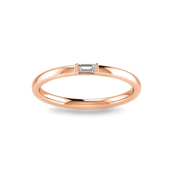 Single Baguette Diamond Band