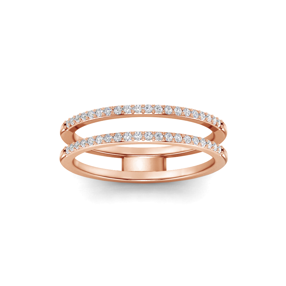 Diamond Classic Stackable Double Band