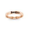 Paw Print Pet Name Ring