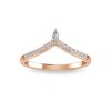 Marquise Diamond Nesting Chevron Ring