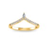 Marquise Diamond Nesting Chevron Ring