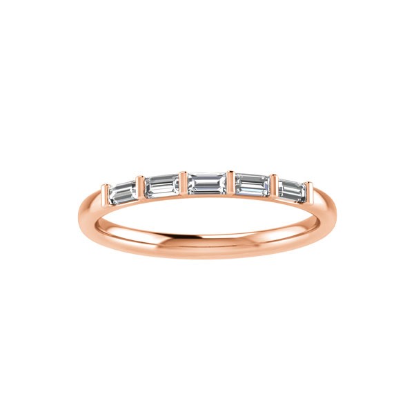 Baguette Diamond Stackable Band