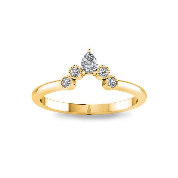 Pear Lab Diamond Nesting Ring