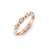 Alternating Four Diamond Ring