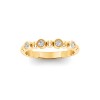 Alternating Four Diamond Ring
