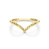 Beaded Chevron Ring