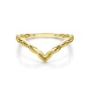 Twist Cable Chevron Ring