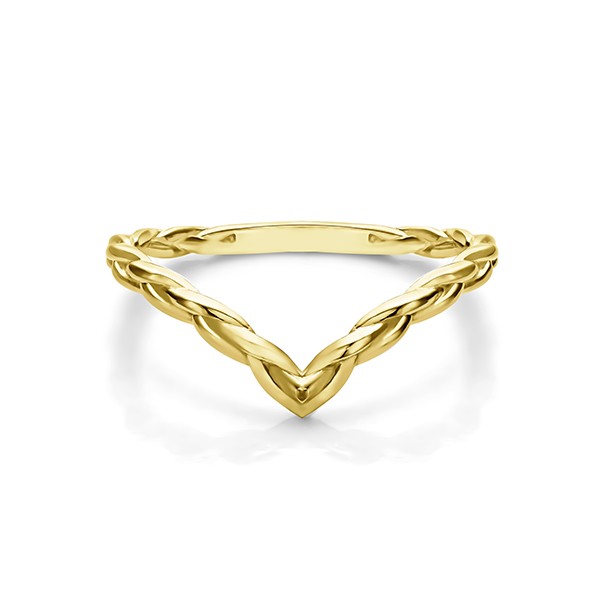 Twist Cable Chevron Ring