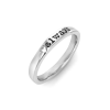 Heart Print Name Ring