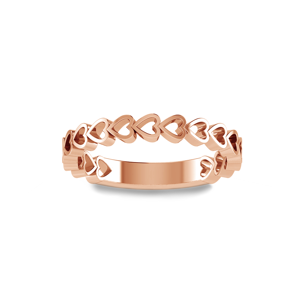 Linked Heart Ring