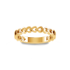 Linked Heart Ring