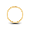 Birthstone Paw Print Pet Name Ring