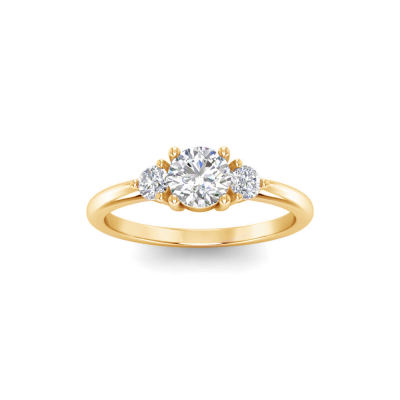 .66 Ctw Diamond Adore Three Stone Enagagement Ring