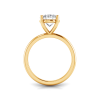 3 Ct Oval Moissanite Solitaire Ring