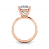 5 Ct Oval CZ Solitaire Ring