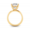 5 Ct Oval CZ Solitaire Ring