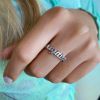 Zodiac Script Ring - Sagittarius