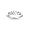 Zodiac Script Ring - Pisces